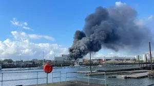 Fire at St Mary's Stadium - Southampton FC 