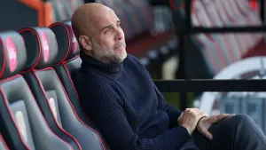 Pep Guardiola is delighted to have four days to prepare for Manchester United (Adam Davy/PA)