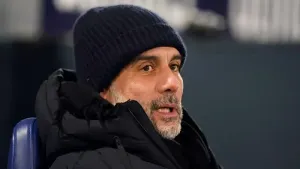 Pep Guardiola’s side take on Manchester United this weekend (Mike Egerton/PA).
