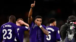 Rodrygo’s double restores Real Madrid’s eight-point lead at the top of LaLiga