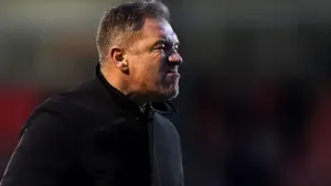 Scott Lindsey was less than impressed with Crawley’s display (Gareth Fuller/PA).