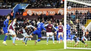 Chelsea denied stunning comeback after VAR rules out Axel Disasi winner at Villa