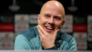 Arne Slot has worked wonders at Feyenoord (Richard Sellers/PA)