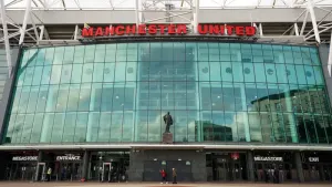 Manchester United’s Old Trafford ground (Martin Rickett/PA).