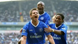 Frank Lampard scored twice to help Chelsea to the Premier League crown (Martin Rickett/PA)