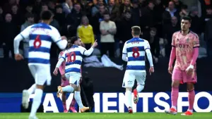 QPR seal Championship survival with thumping win as Leeds’ top-two hopes hit