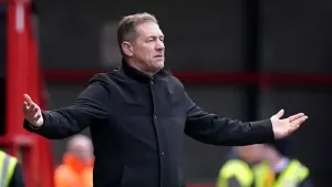 Crawley manager Scott Lindsey bemoaned his side’s mistakes in the defeat to Colchester (Gareth Fuller/PA)