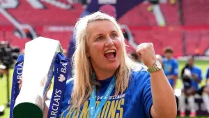 Emma Hayes leaves Chelsea on a high after securing fifth successive WSL title