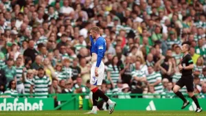 John Lundstram was sent off by Willie Collum (Andrew Milligan/PA)
