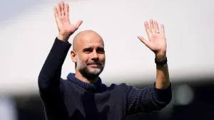 Pep Guardiola’s side have two league games remaining (Zac Goodwin/PA)