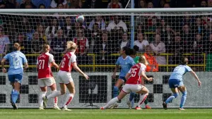 Title favourites Manchester City stunned by rivals Arsenal’s late double