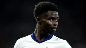 Bukayo Saka insists he is not the answer to England’s left-back issues