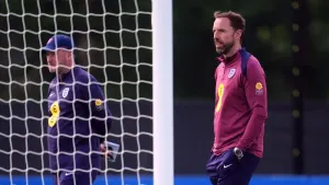Gareth Southgate is preparing England for their opener (Adam Davy/PA)