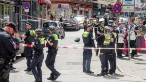 Hamburg police shoot man with axe and ‘Molotov cocktail’ ahead of Euro 2024 game