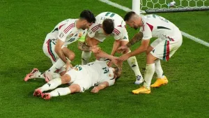 Hungary’s Barnabas Varga visited in hospital by manager and team-mate