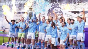 Champions Manchester City are in a legal dispute with the Premier League (Martin Rickett/PA)