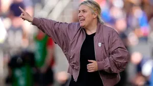 United States manager Emma Hayes made a winning start in Colorado (David Zalubowski/AP)