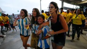 Copa America final delayed by more than an hour after crowd issues