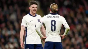 Declan Rice one of world’s top midfielders and still improving – Conor Gallagher