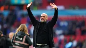 Pep Guardiola has not ruled out a contract extension at Manchester City (Adam Davy/PA)