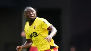 Edo Kayembe’s double helped Watford see off Stoke (James Manning/PA)