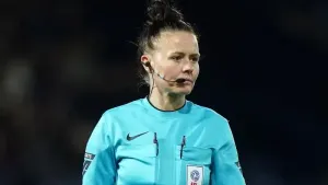 Rebecca Welch was the first female to take charge of a Premier League match (Bradlley Colyer/PA)