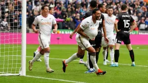 Jason Knight rescues a point for Bristol City at Swansea