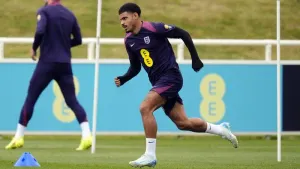 Morgan Gibbs-White has his first chance with the England senior team (Nick Potts/PA)