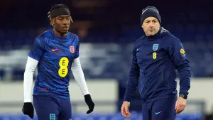 Noni Madueke had good things to say about Lee Carsley (Martin Rickett/PA)