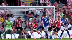 Sam Morsy equalised in injury time for Ipswich (Adam Davy/PA)