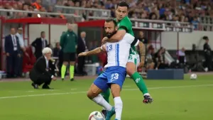 Caoimhin Kelleher makes late error as Ireland slip to defeat in Greece