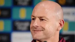 Lee Carsley says he did not formally apply for the England manager’s job (Bradley Collyer/PA).