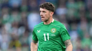 Robbie Brady was the Republic of Ireland’s match-winner (Niall Carson/PA)