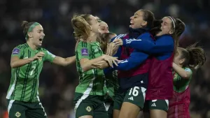 Lauren Wade scored the winner as Northern Ireland scraped past Croatia (Liam McBurney/PA)