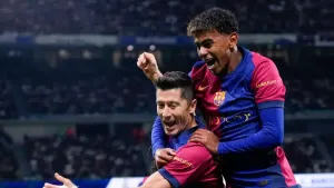 Robert Lewandowski hits brace in Barcelona’s rout of Real Madrid