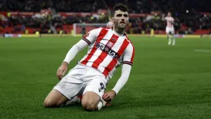 Tom Cannon fires in four goals as Stoke hit Portsmouth for six