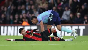 William Saliba sent off as Arsenal suffer first Premier League defeat of season