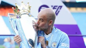 Manchester City manager Pep Guardiola has won 18 trophies with the club (PA)