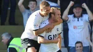 Former Port Vale midfielder Chris Birchall, right, is aiming to become a professional referee (Dave Howarth/PA)