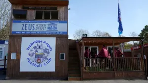 Tonbridge Angels are out of the FA Cup (Tess Derry/PA)