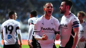 Jerry Yates inspires Derby to first away win of the season