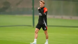 Martin Odegaard returns to full training for Arsenal
