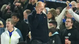 Pep Guardiola says Man City cannot maintain high level but vows ‘we’ll be back’