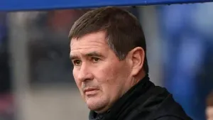 Mansfield manager Nigel Clough was unhappy with Hiram Boateng after his red card against Bolton (Barrington Coombs/PA)