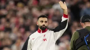 Paris St Germain insist they have not held any talks with Liverpool’s Mohamed Salah, pictured, or his representatives (Peter
