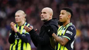 Pep failed to point the finger at his players for their poor form (Mike Egerton/PA)