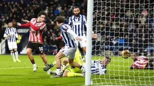 Sheffield Utd go back to top of Championship with 2-2 draw at West Brom