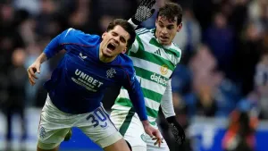 Celtic need to respond to Ibrox defeat says Paulo Bernardo (right) (Andrew Milligan/PA)