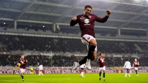 Che Adams’ fired Torino to victory (Fabio Ferrari/LaPresse via AP)