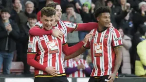 Harrison Burrows’ brace sends Sheffield United back to the summit